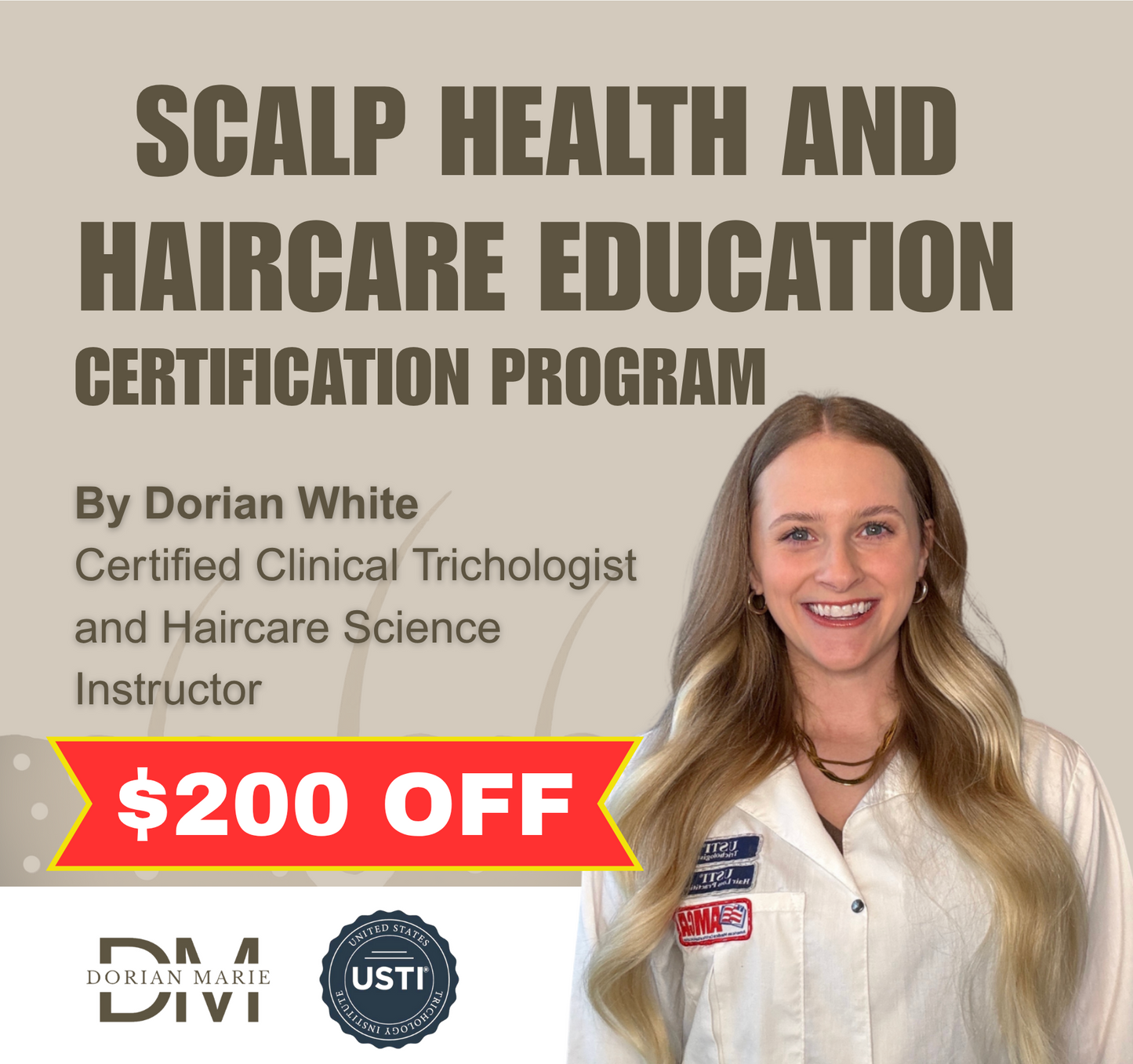 Scalp Health and Haircare Education Certification Program Enrollment